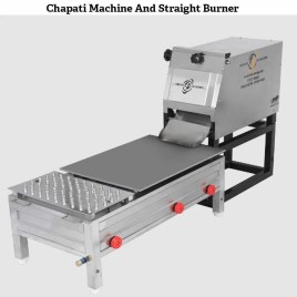 Automatic Chapati Machine And Straight Burner, For Commercial, Model Name/Number: FS-800
