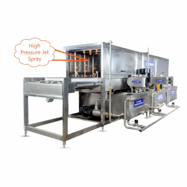 Automatic Crate Washer, Front Loading