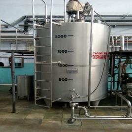 Automatic Dairy Processing Plant, Capacity: 2000 litres/hr