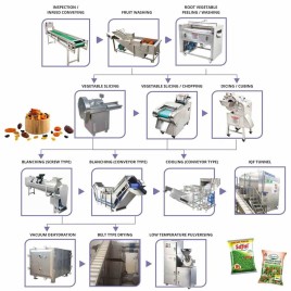 Automatic Dehydration Food Vegetables Plant