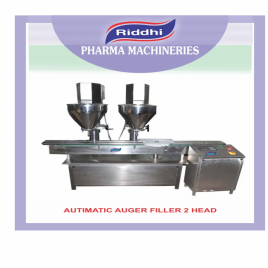 Automatic Double Head Auger Type Powder Filling Machine