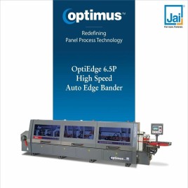 Automatic Edge Bander, 18.66 HP, Model Name/Number: Optimus 6.5p