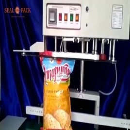 Automatic Head Adjustable Vertical Continuous Band Sealing Machine