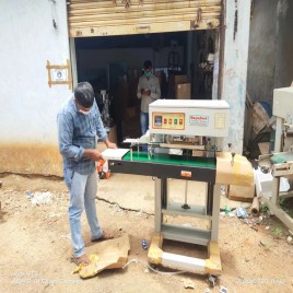 Automatic Heavy Duty Continuous Sealing Machine, 500 pouch/hour