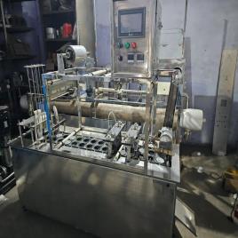 Automatic lassi cup filling and sealing machine, 100-1000 CPH