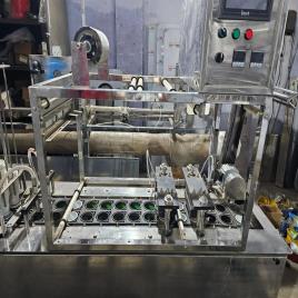 Automatic lassi cup filling and sealing machine, 100-1000 CPH