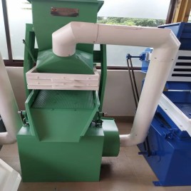 Automatic Powder Coated Wheat Cleaning Machine, Three Phase