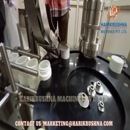 Automatic Rotary Screw Capping Machine, Capacity: Bottles