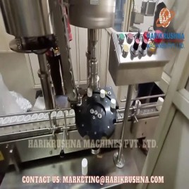Automatic Rotary Screw Capping Machine, Capacity: Bottles