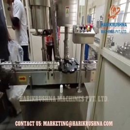 Automatic Rotary Screw Capping Machine, Capacity: Bottles