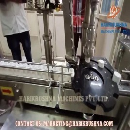Automatic Rotary Screw Capping Machine, Capacity: Bottles