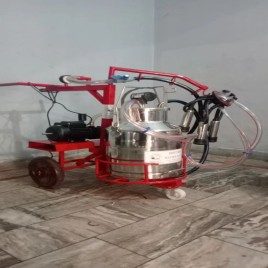 Automatic Single Bucket Trolley Milking Machine
