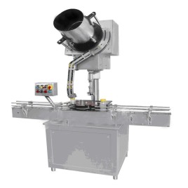 Automatic Single Head Screw Cap Sealing Machine, Capacity: 40 caps per minute