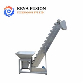 Automatic Stainless Steel Bucket Conveyor, Capacity: 10 ton/ hour