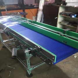 Automatic Stainless Steel Flat Modular Belt Conveyor