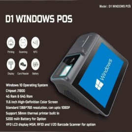 Automatic Table top pos system, For Restaurant, Windows Plus Android