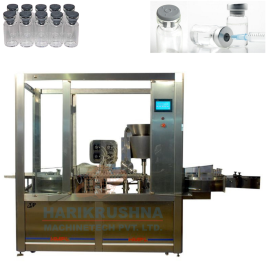Automatic Vial Filling And Bunging Machine