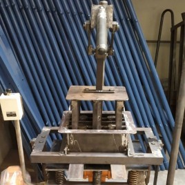 SEMI AUTOMATIC CONCRETE BLOCK MAKING MACHINE