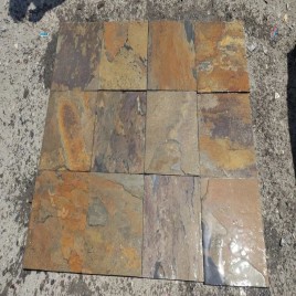 Autumn Rustic Slate Tiles  Multicolor Natural Stone for Flooring, Wall Cladding & Paving