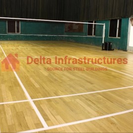 Badminton Court Wooden Flooring Service