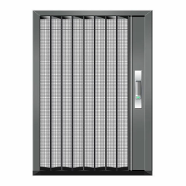 Balcony security mesh with pleated design, Shade Rate: 90%, For Safety