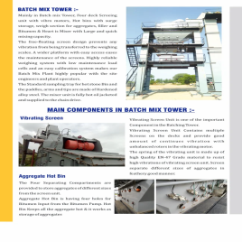 Batch Mix Cum Drum Mix Duel Plant 100 TPH, For Road Construction