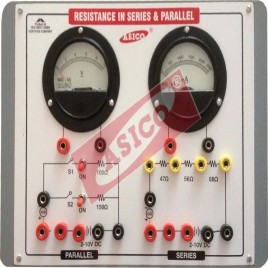Battery Eliminator Operated plastic Resistances in Series & Parallel Apparatus, For Laboratory, Model Name/Number: Ae 240