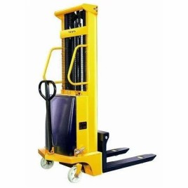 Battery Semi Electric Hydraulic Stacker, For Industrial
