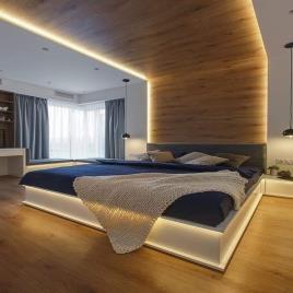 Bed Room Interior Design Services Work Provided Wood Work & Furniture