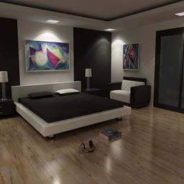 Bed Room Interior Design Services Work Provided Wood Work & Furniture