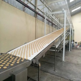 Belt Biscuit Cooling Conveyor, Capacity: 100-150 kg per feet