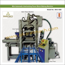 BHA-402H Mini Automatic Paving Block Making Machine, For Industrial