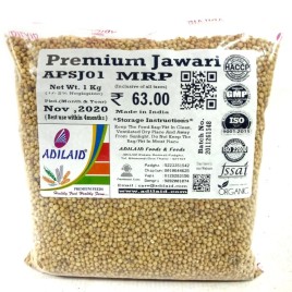 Bird Seed Seeds ADILAID Premium Jawari (1Kg), Packaging Type: Packet, Packaging Size: 15 X 20 X 4 Cm