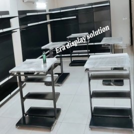 Black Best Adjustable Garment Rack Manufacturers in India, For GARMENTS