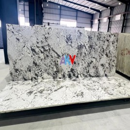 Black Biscotti White Granite, Thickness: 15-20 mm
