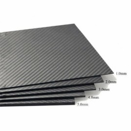 Black Carbon Fibre Sheet, Packaging Type: Bag, Thickness: 2 mm