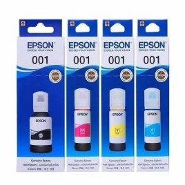 Black Epson 001 original ink bottles set for Epson printers