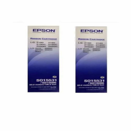 Black Epson LQ-2190, 2170, 2180, 2590, 2580, 2070, 2080 Ribbon Cartridge, 2500 Pages