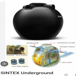 Black FRP Sptic tank