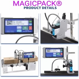 Black Industrial Continuous Inkjet Printer, For Labels, Capacity(Print/Min): 500