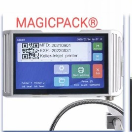 Black Industrial Continuous Inkjet Printer, For Labels, Capacity(Print/Min): 500