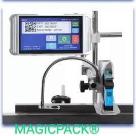 Black Industrial Continuous Inkjet Printer, For Labels, Capacity(Print/Min): 500