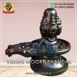 Black Marble Shivling Statue, Temple