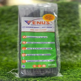 Black Nylon Cable Tie 300 Mm, Size: 300Mm X 4.8