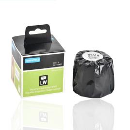 Black On White 99014 Dymo Compatible Label Roll, Packaging Type: Box