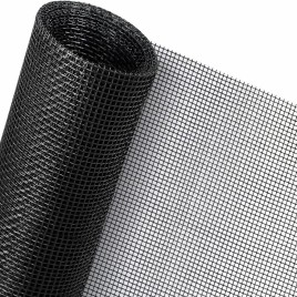 Black Plain 3ft Fiberglass Mesh Roll