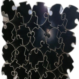 Black PVC Awnings Front Channel