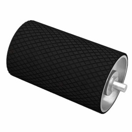 Black Rubber Conveyor Drum Pulley, Capacity: 1 ton