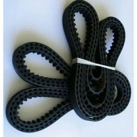 Black Rubber Transmission Belt, Size: 12 mm (Width)
