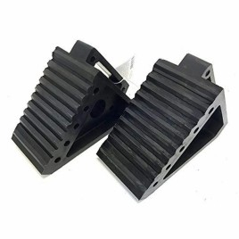 Black Rubber Wheel Chock, For Car Parking